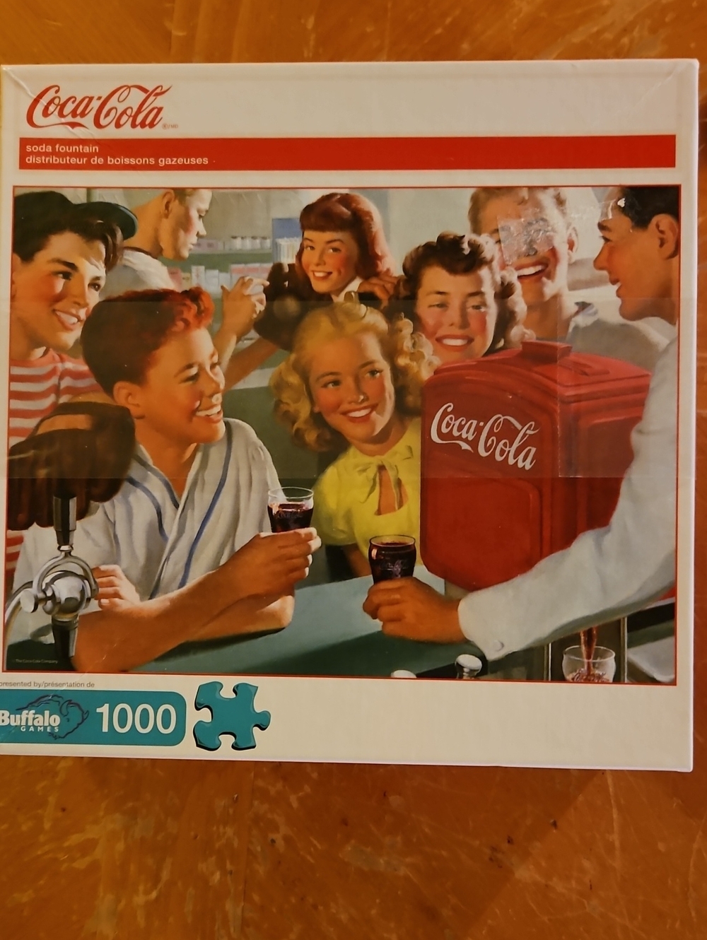 Coca  Cola 1000pc Puzzle, Soda Fountain